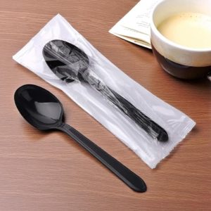 E187002- EMPRESS TEA SPOONWHITE WRAPPED (1000CT)