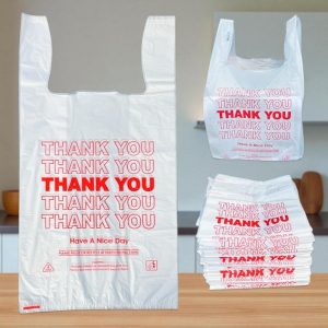 1/6 WHITE THANK YOU BAGS (1000 CT)