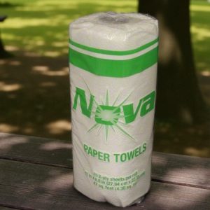 NOVA KITCHEN  ROLL TOWEL 8x11, WHITE, 2Ply, 85 SHEET (30ROLLS)