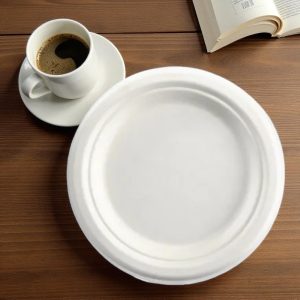 BIO - 7" BIO PLATE 7" ROUND BIO DEGREDEBLE PLATE 1000/CS