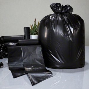 "TRASH BAG BLACK LDPE - EXTRA STRONG   40'' X 46'' - (30 M) - 100 PCS/CS "