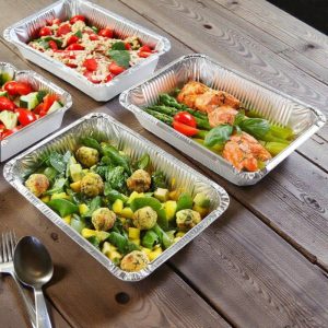 FOIL-1/2 DEEP PAN HEAVY 1/2 SIZE HEAVY DEEP PAN 100/CS