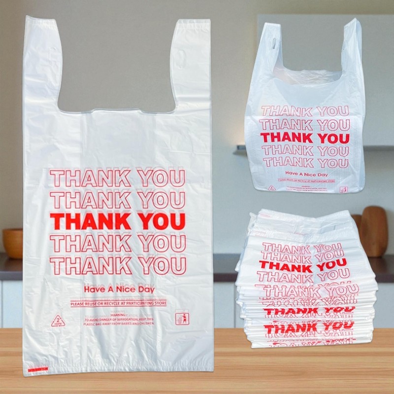 1/6 WHITE THANK YOU BAGS (1000 CT)