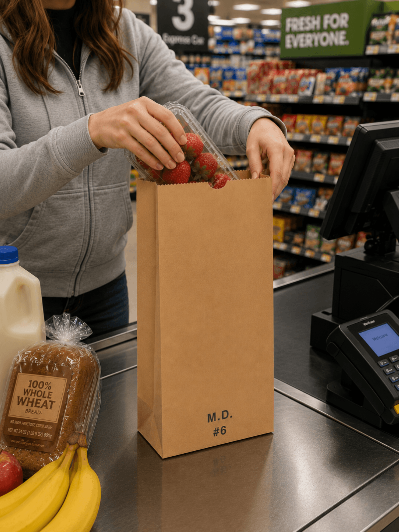 KRAFT – #6 BAG KRAFT BAG 500/CS