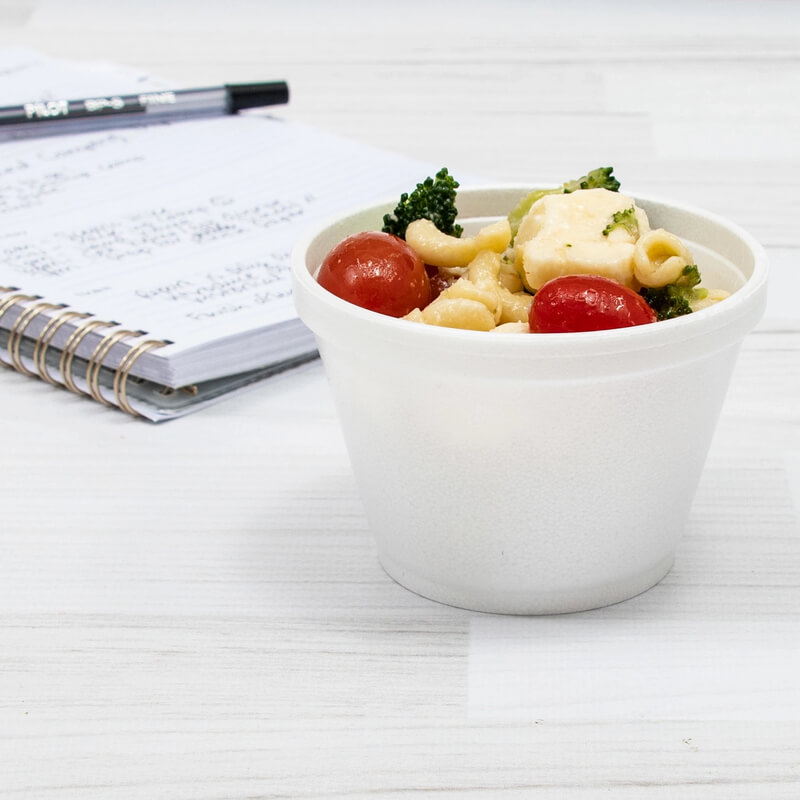 FM-6SJ12- FOAM SQUAT FOOD CONTAINER 6OZ DART (1000CT )
