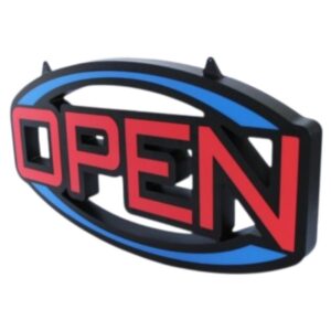 Open - LED Sign - 1CT - 31.4x15.7x1.37 inch