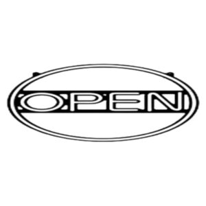 Open - LED Sign - 1CT - 15.7 inch
