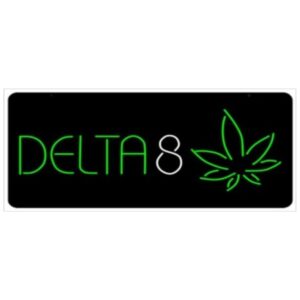 Delta8 - LED Sign - 1CT - 35x17.5 inch