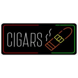 Cigars - LED Sign - 1CT - 35x17.5 inch