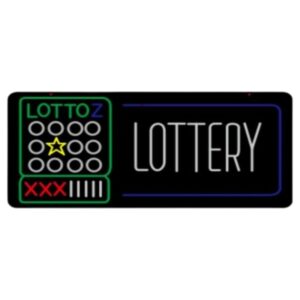 Lottery - LED Sign - 1CT - 35x17.5 inch