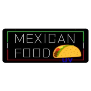 Mexican Food - LED Sign - 1CT - 35x17.5 inch