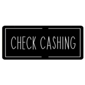 Check Cashing - LED Sign - 1CT - 35x17.5 inch