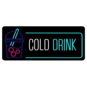 Cold Drink - LED Sign - 1CT - 35x17.5 inch