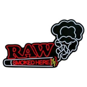 RWA Smoke Here - LED Sign - 1CT - 30x17 inch