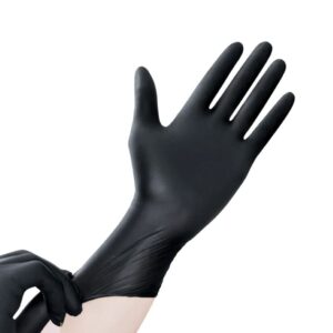 NITRILE MEDIUM CLEAR GLOVE 10/100 CS