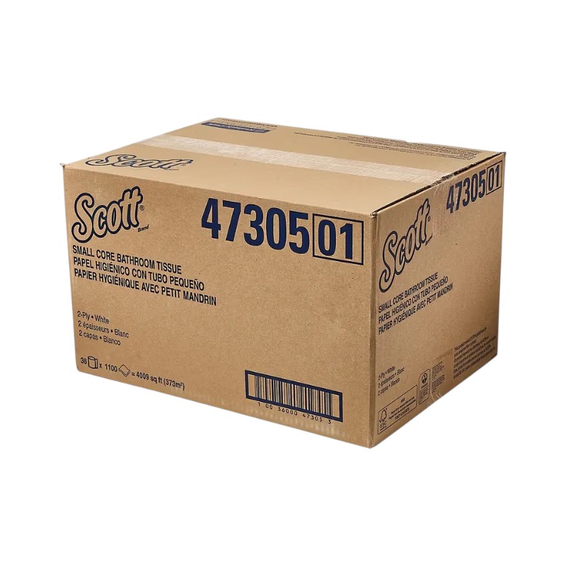 Scott® Professional Toilet Paper & Tissue Roll 2PLY White (SRB) 36 Rolls/Case