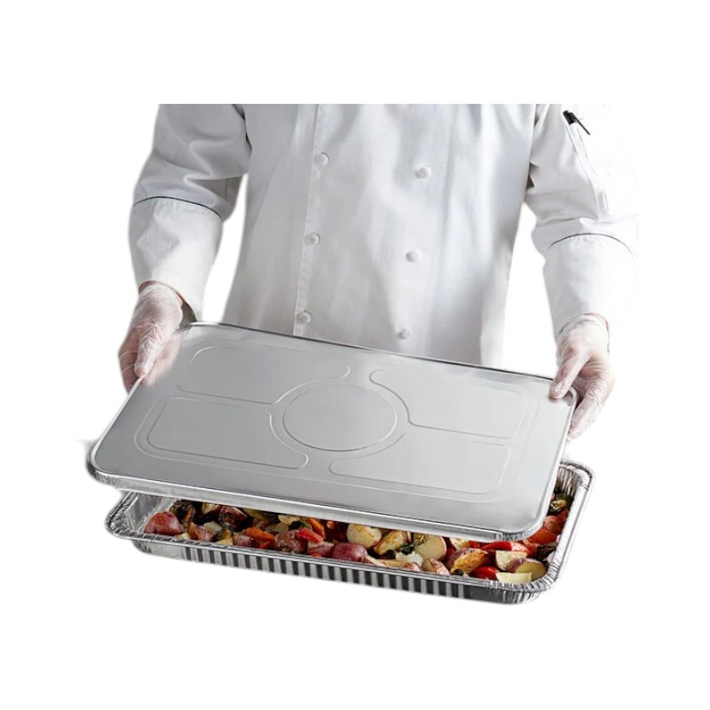 Foil Lid for Full Size Foil Steam Table Pan 50/Cs
