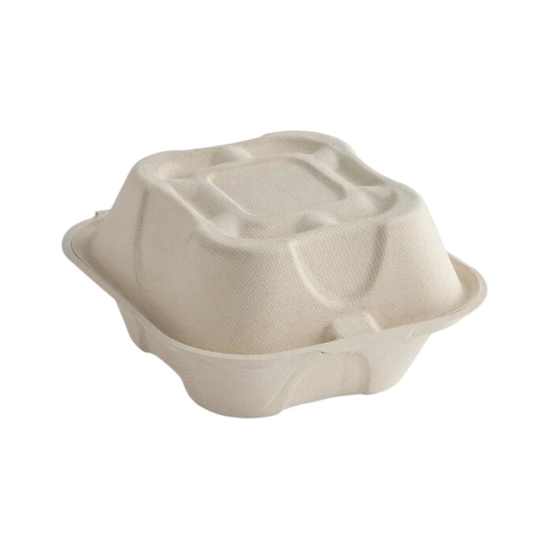 Biodegradable 6X6 Clamshell Container 500/CS