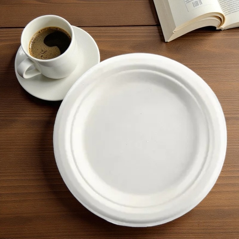 Biodegradable 7″ Round Plate 1000/Cs