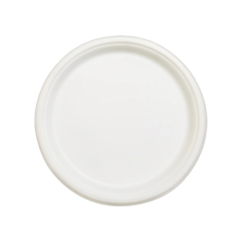 Biodegradable 12″ Round Plates 500/Cs