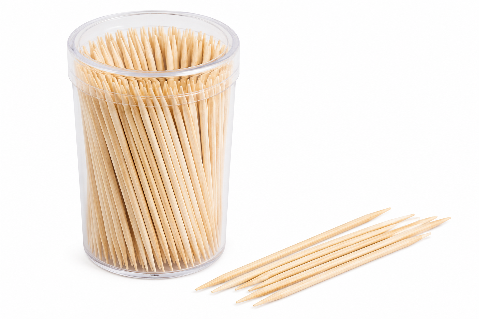 Toothpicks 2-POINT Wooden – 1000 Counts