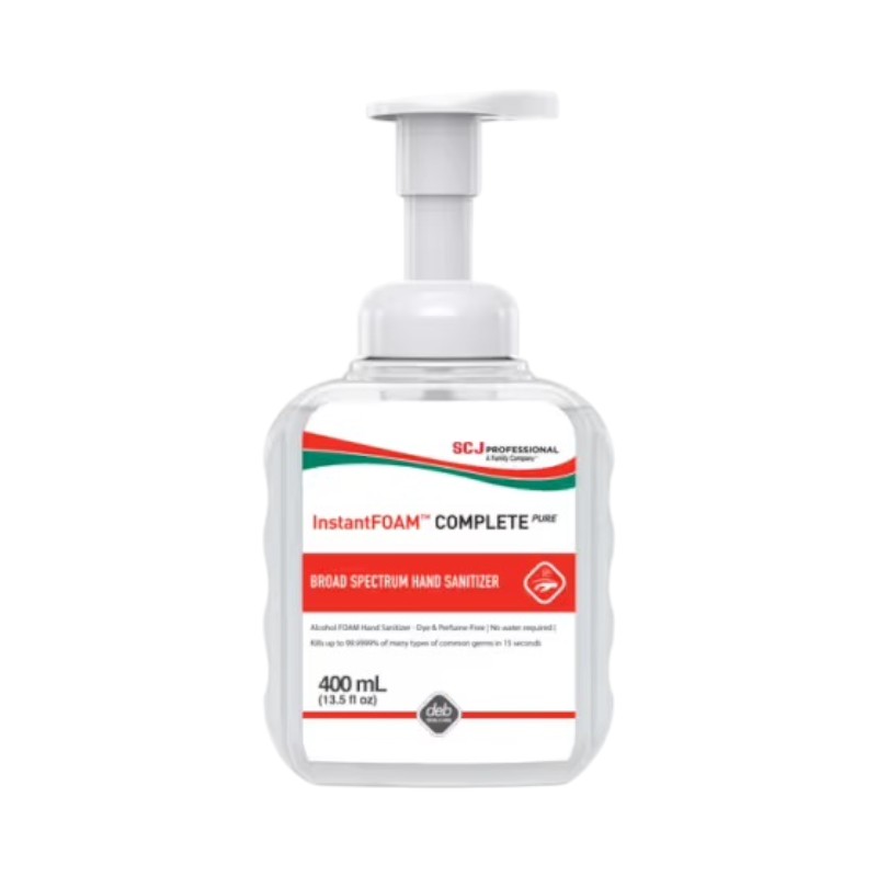 InstantFOAM Complete Hand Sanitizer Foam 400 mL Pump 6/Case