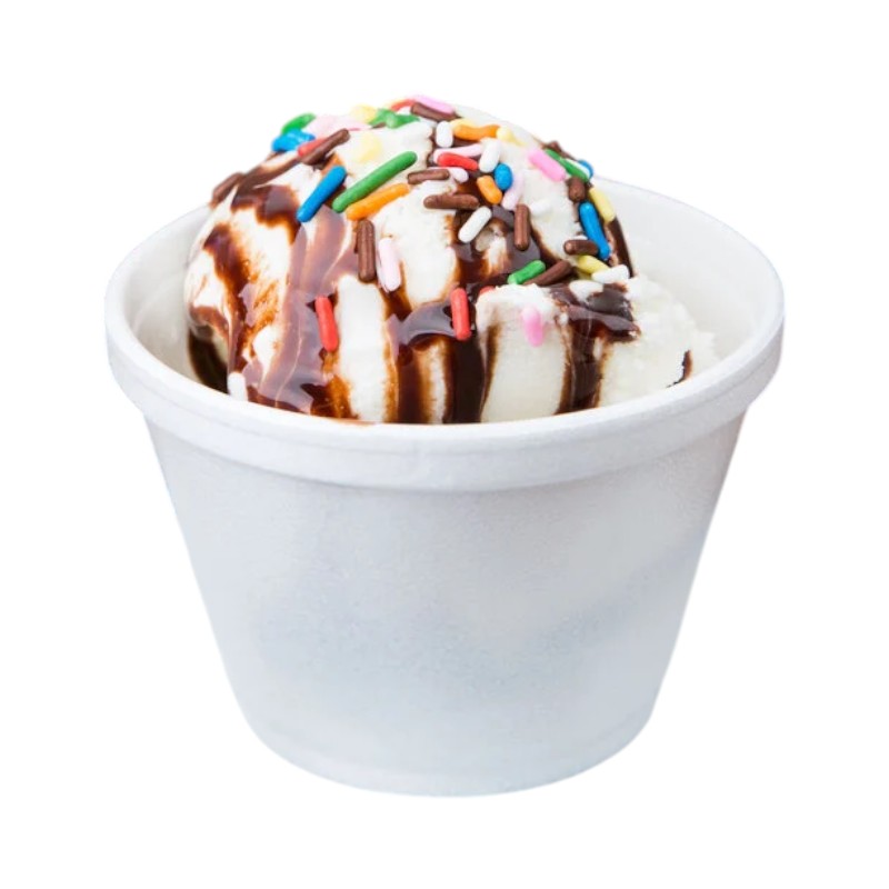 DART 6SJ12 6OZ FOAM SQUAT FOOD CONTAINER 1000/CS