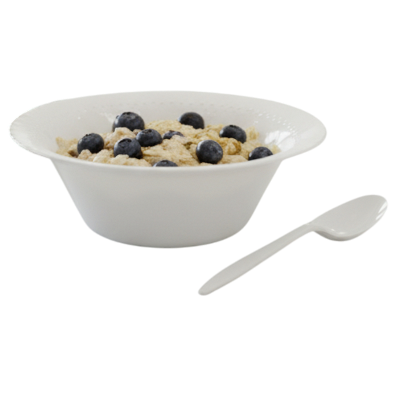 Dart 12BWWCR Concorde 10-12OZ White Non-Laminated Round Foam Bowl – 1000/Case