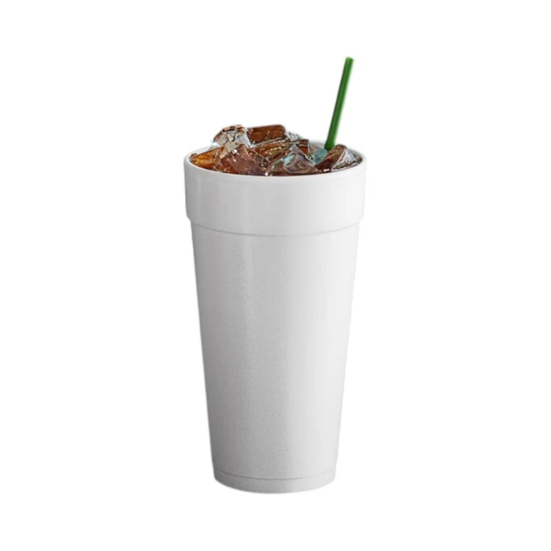Dart 20J16 20oz White Foam Cups – 500/Case