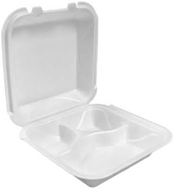 DARNEL S3 3CP FOAM HINGED LID CONTAINER 9X9X3 200/CS