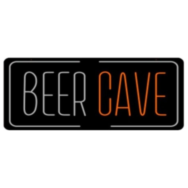Beer Cave – LED Sign – 1CT – 35×17.5 inch