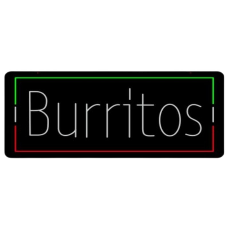 Burritos – LED Sign – 1CT – 35×17.5 inch