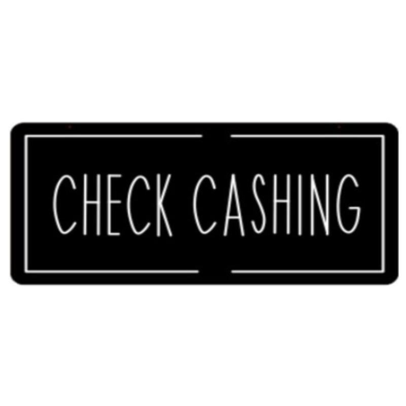 Check Cashing – LED Sign – 1CT – 35×17.5 inch