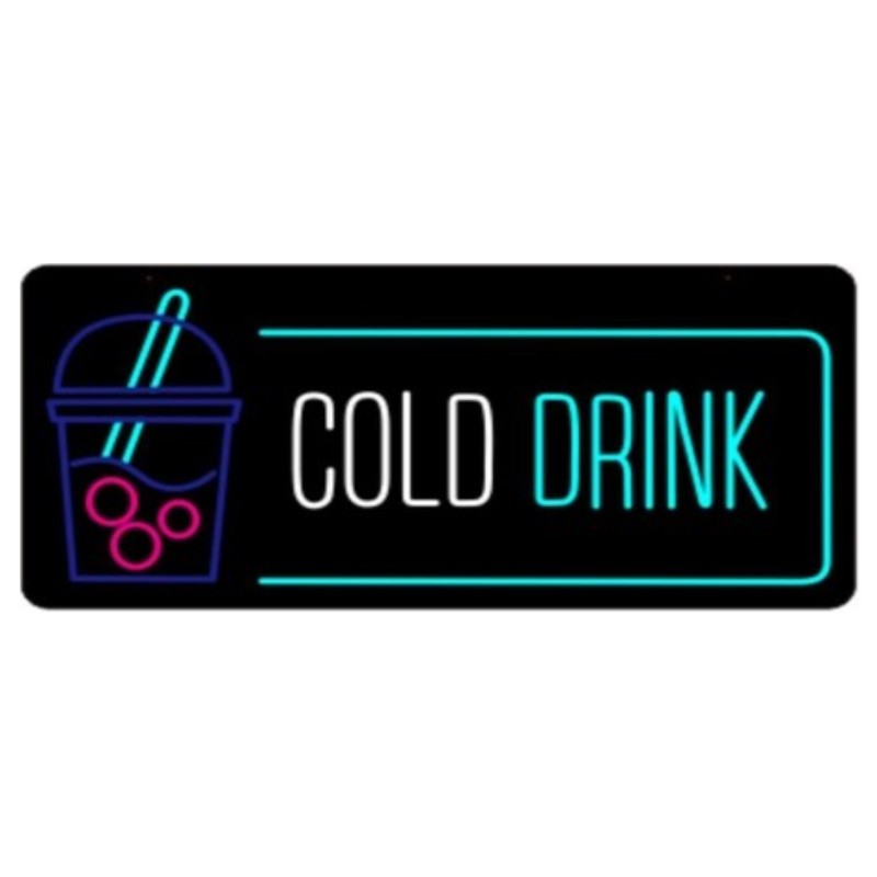 Cold Drink – LED Sign – 1CT – 35×17.5 inch