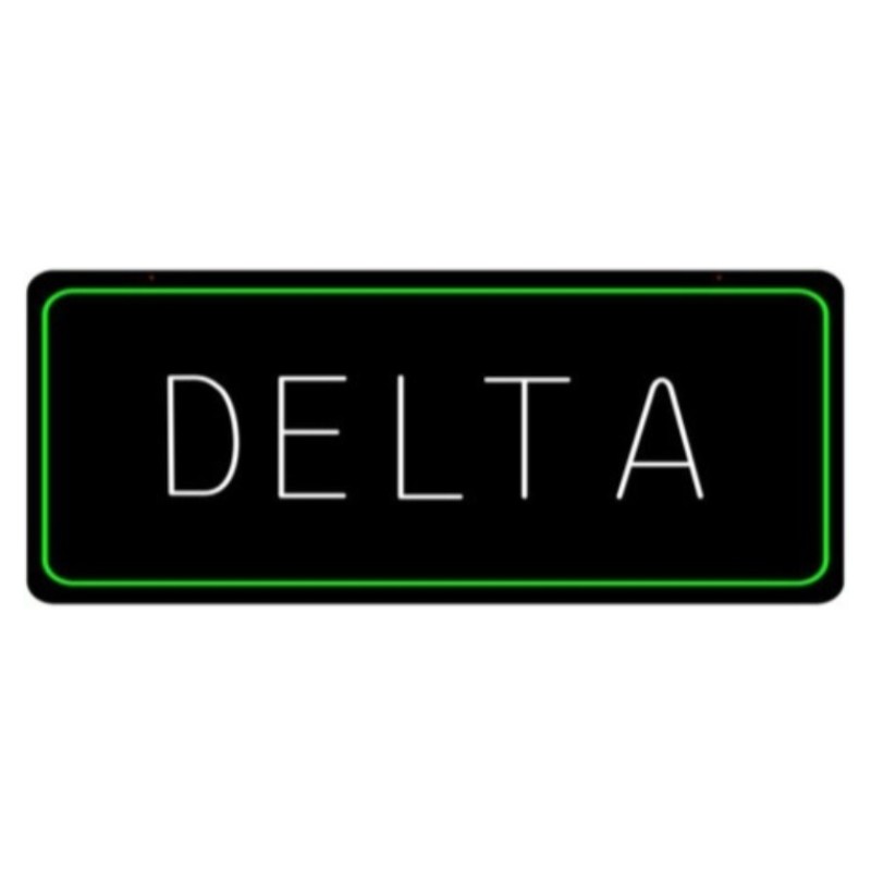 Delta8 Plain – LED Sign – 1CT – 35×17.5 inch