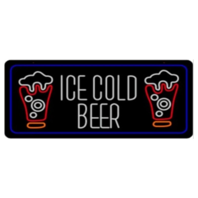 Ice Cold Beer – LED Sign – 1CT – 35×17.5 inch
