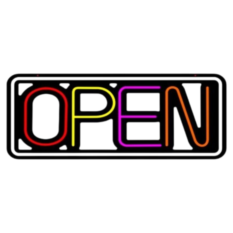 Open – LED Sign – 1CT – 20×9 inch