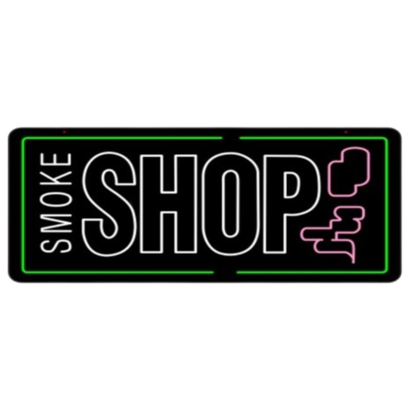 Smoke Shop – LED Sign – 1CT – 35×17.5 inch