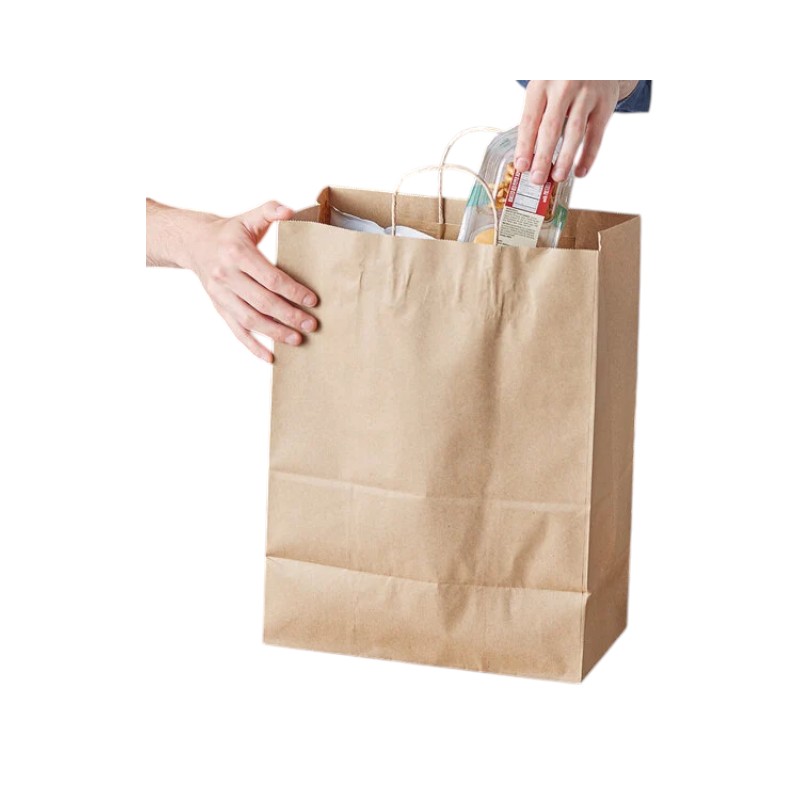 MARK Kraft Bag With Handle 13X7X17 – 250/CS