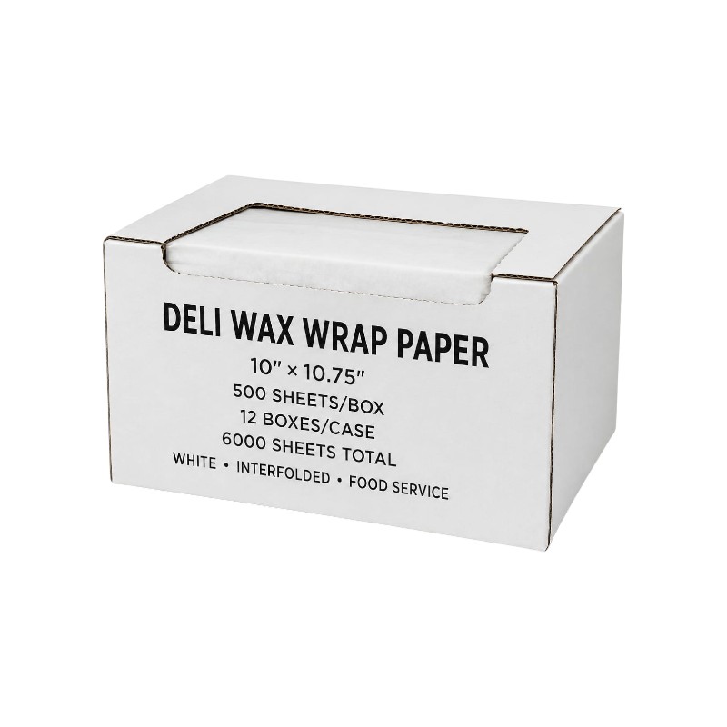 10″x10.75″ Senior Deli Wax Wrap Paper 6000/Cs