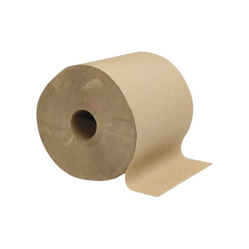 HARDWOUND BROWN 800′ HIGH CAPACITY TOWEL ROLL (6 C/S)