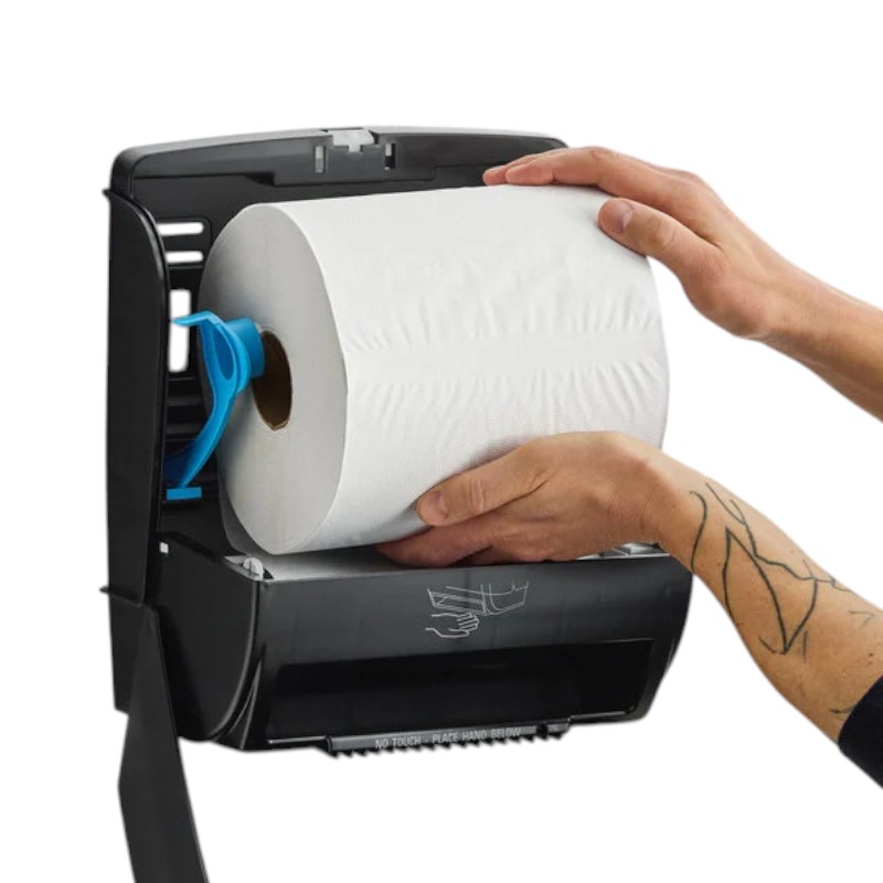 HARDWOUND WHITE 800′ HIGH CAPACITY TOWEL ROLL (6 C/S)