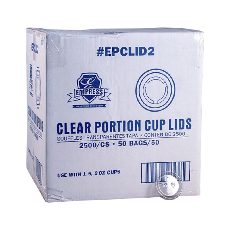 EPCLID2 Empress Lid for 1.5oz and 2oz Plastic Portion Cup 2500/CS