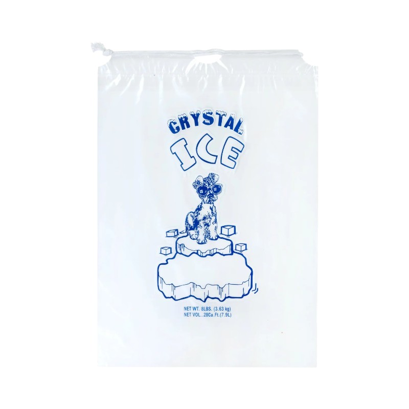 PREMIER ICE BAGS 8LB WITH STRING (400 CT)