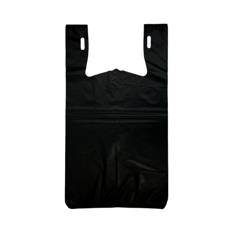 DAP LIQUOR BLACK T-SHIRT BAG HD 1/6 HEAVY DUTY (24M) – 500 PCS/CS