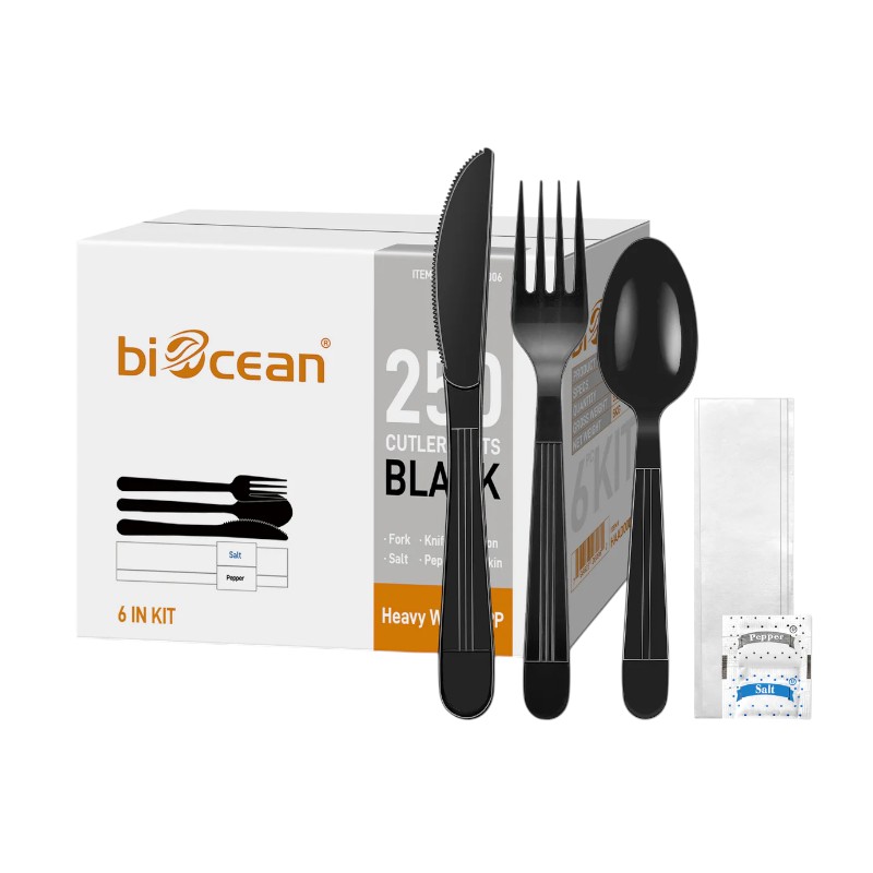 BIOCEAN 6 IN 1 KIT HEAVY WEIGHT BLACK WRAPPED KITS – 250/Cs