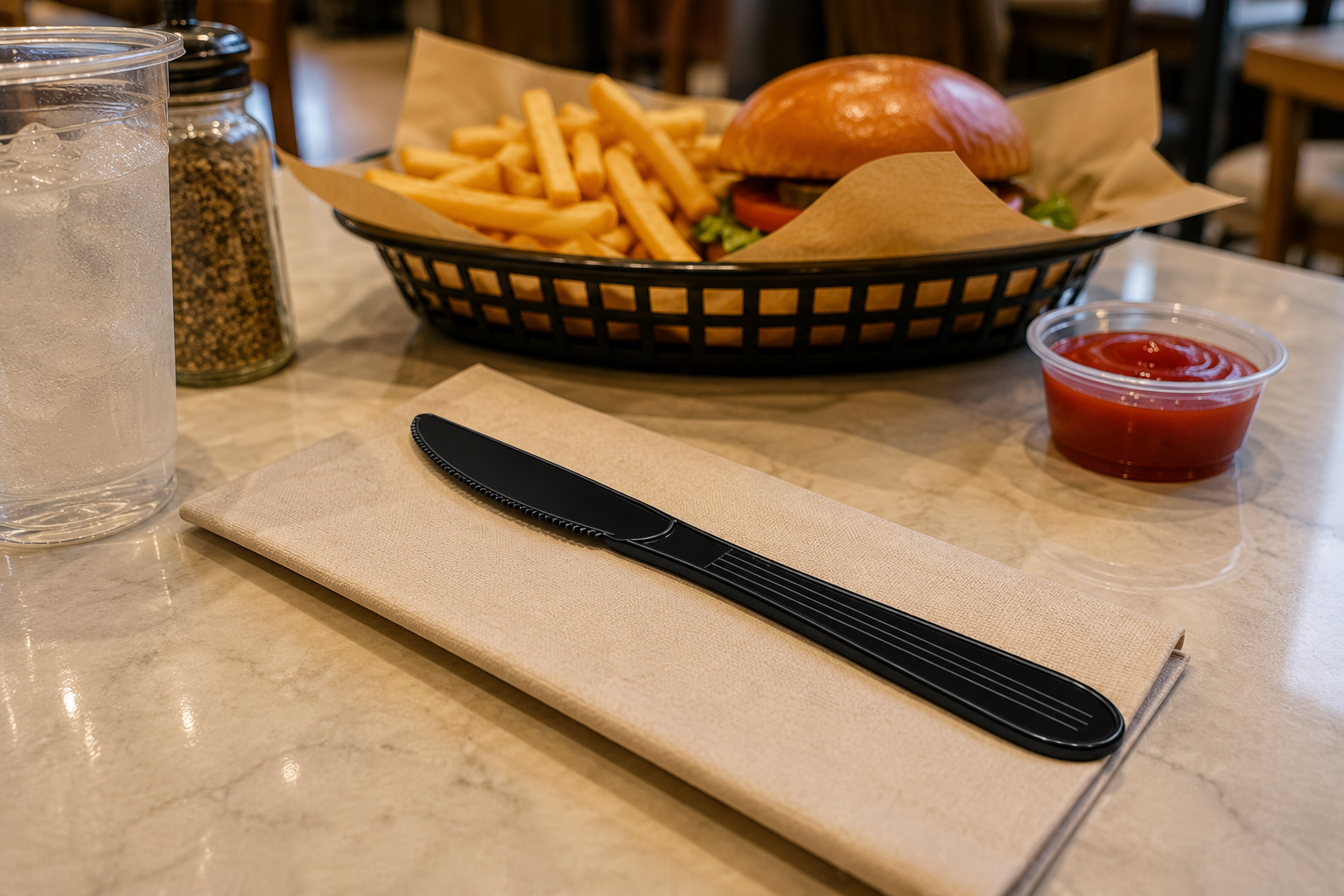 KNIVES BLACK HEAVY WEIGHT 1000/CS
