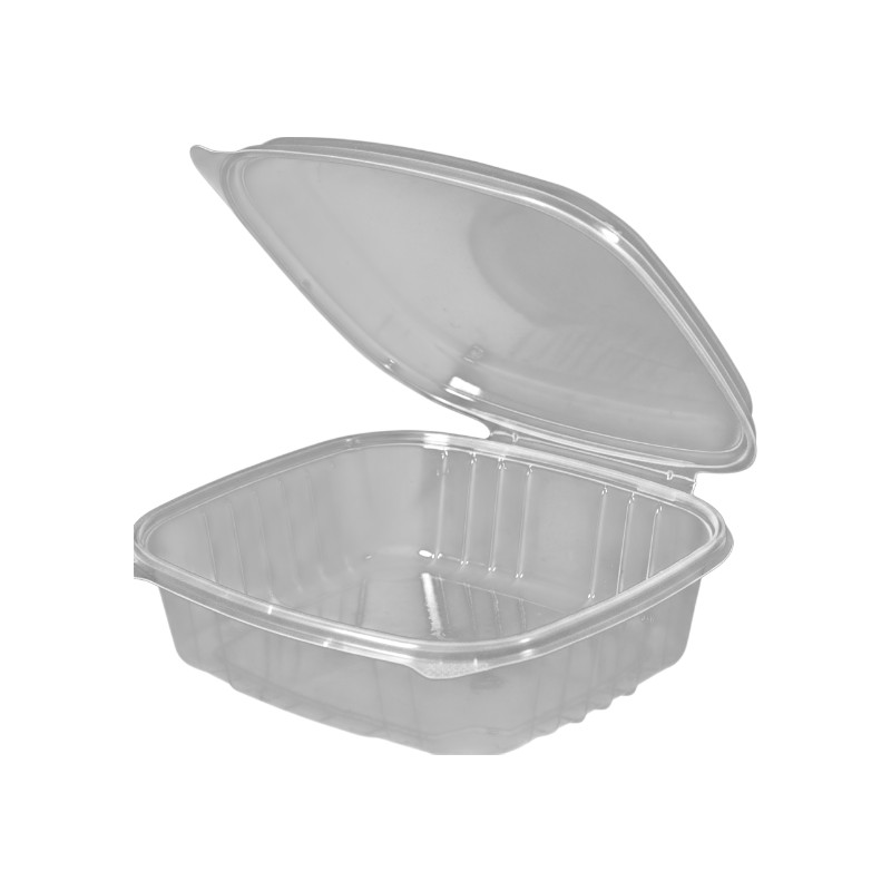 ADL-24 BLUE ROSE 24oz Clear hinged lid Container with Dome Lid – 200/Case
