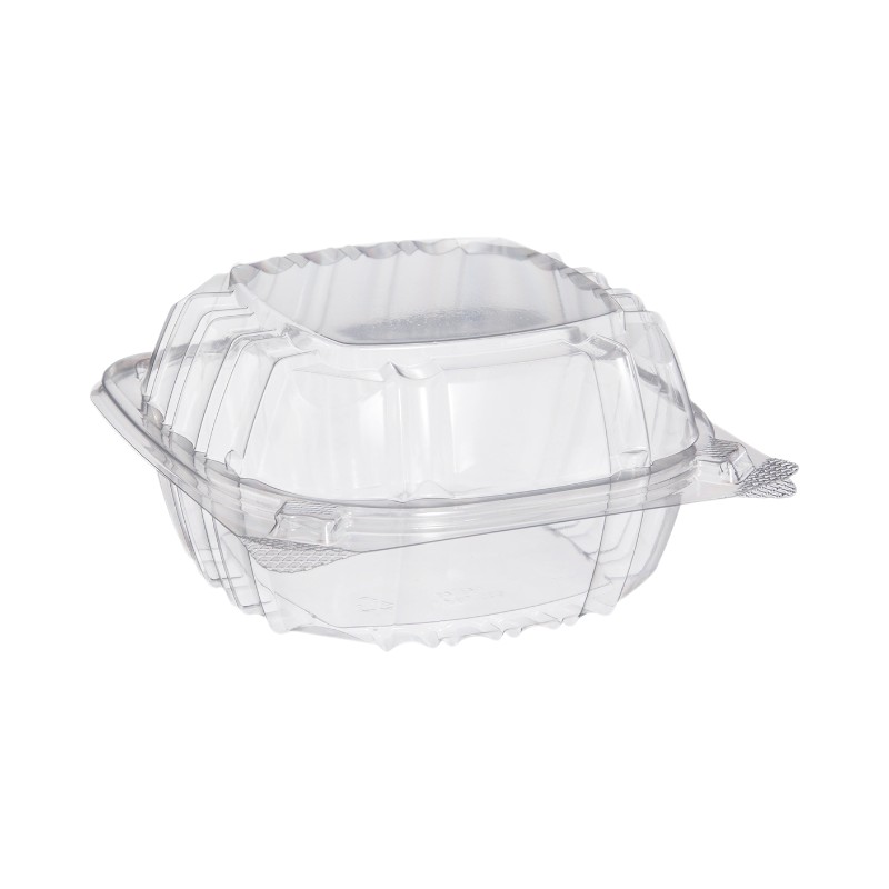 Dart C57PST1 ClearSeal Hinged Lid Plastic Container – 500/Case