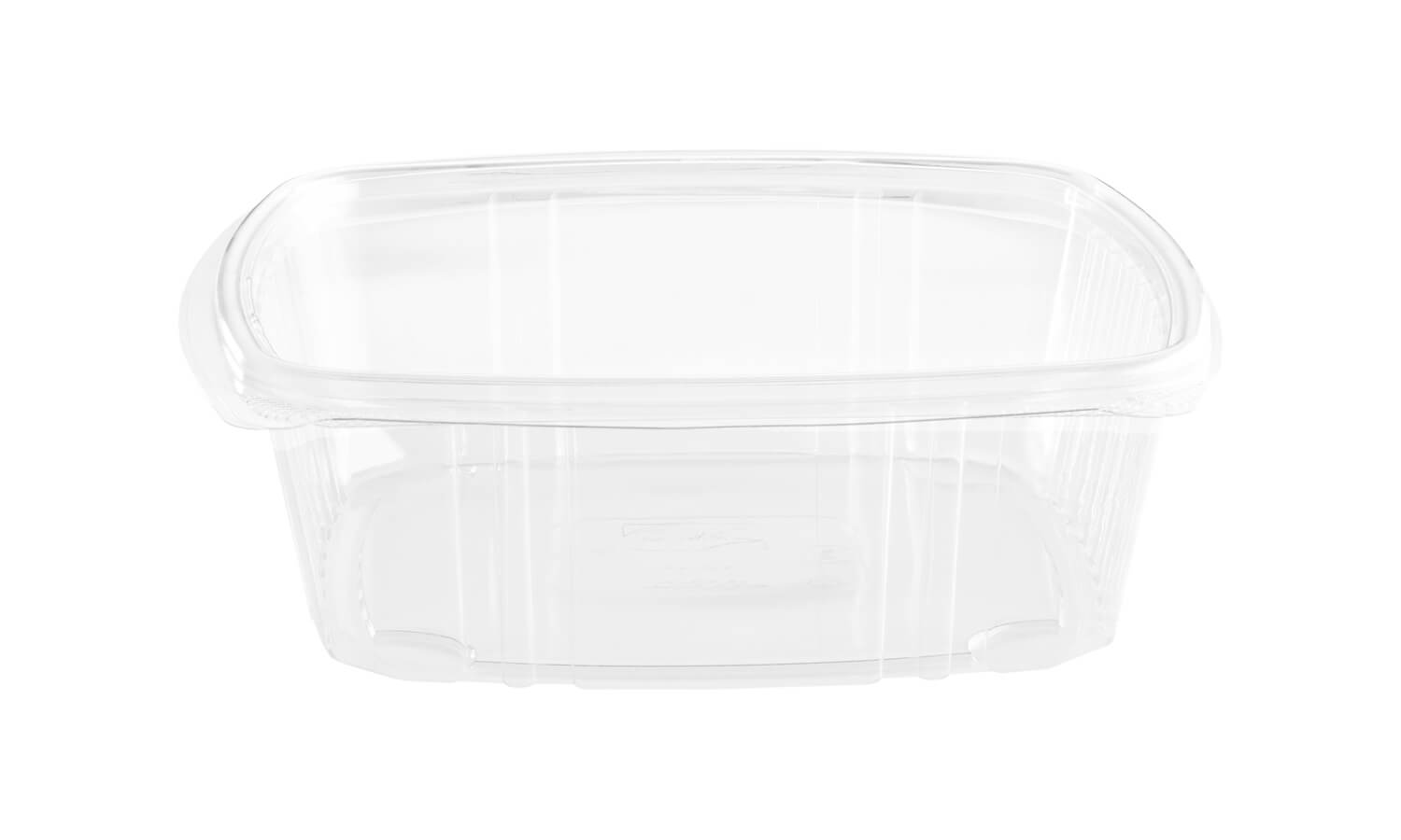 DARNEL SelloPlus® Square Clear Plastic Hinged Deli Containers 48OZ – 200/CS